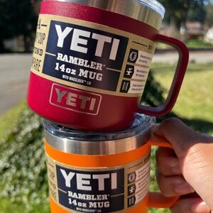 Brand New!! 5 Yeti mug 20oz Tumblers & Rambler 14 oz Mugs! 5 cups total!